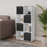 8-Cube Shelving Unit With Geo Doors