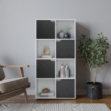 8-Cube Shelving Unit With Geo Doors