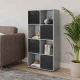 8-Cube Shelving Unit With Geo Doors