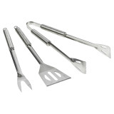 3 Pcs Stainless Steel BBQ Tool Set