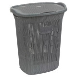 65L Violetta Laundry Basket Hamper w/ Handles & Lid
