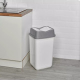 30L Plastic Waste Recycling Bin  With Butterfly Lid