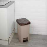 8L Slim Pedal Waste Bin Insert Step On Lid