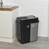 100L Duo Recycling Bin with Base Connectors