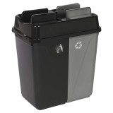 100L Duo Recycling Bin with Base Connectors