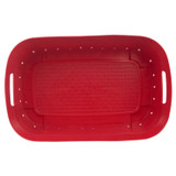 40L Rectangular Laundry Basket with Cut Out Handles