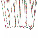 Bamboo Hanging Beaded Door Curtain - Multicoloured