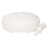White Plastic Fillable Parasol Base Water Sand Garden Umbrella Stand