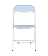 4 & 6 Pc Folding Chair Set with Cushioned PVC Seat and Back