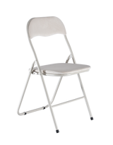 4 & 6 Pc Folding Chair Set with Cushioned Velvet Seat and Back