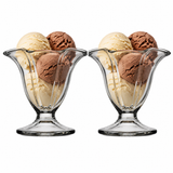Fluted Flower Shaped Ice Cream Glasses
