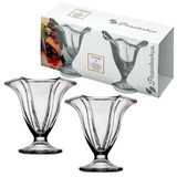 Fluted Flower Shaped Ice Cream Glasses