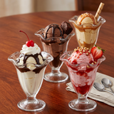 Fluted Flower Shaped Ice Cream Glasses