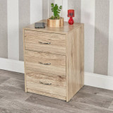 3 Piece Bedroom Furniture Set Wardrobe 4 Drawer Chest Bedside Table