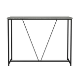 Modern Industrial Wood & Metal Entryway Console Table 100cm