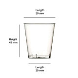 30ml Reusable Plastic Shot Glasses w/ 2cl Measuring Line