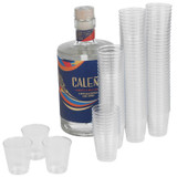 30ml Reusable Plastic Shot Glasses w/ 2cl Measuring Line
