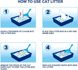 Cat Litter Tray Box With Silica Crystals