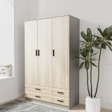 Tripoli 3 Door 4 Drawer Wardrobe Bedroom Furniture- 180x108x46cm