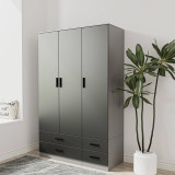 Tripoli 3 Door 4 Drawer Wardrobe Bedroom Furniture- 180x108x46cm
