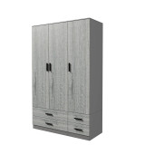 Tripoli 3 Door 4 Drawer Wardrobe Bedroom Furniture- 180x108x46cm