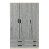 Tripoli 3 Door 4 Drawer Wardrobe Bedroom Furniture- 180x108x46cm