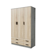 Tripoli 3 Door 4 Drawer Wardrobe Bedroom Furniture- 180x108x46cm