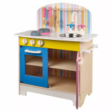 Kids Play Pink & Blue Wooden Kitchen Set