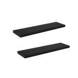 Floating Wooden Wall Shelves  - 80x23.5cm