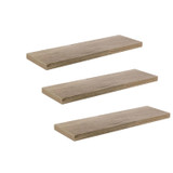 Floating Wooden Wall Shelves  - 80x23.5cm