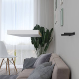 Floating Wooden Wall Shelves  - 120x23.5cm