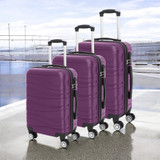 Venture 3Pcs ABS Suitcase Set