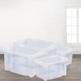 24L Plastic Storage Box with Clip Lid – 24x32x43cm