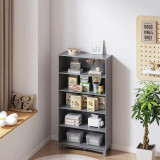 5 Tier Wooden Shelf Bookcase Storage Display Unit