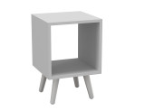 Cube Display Cabinet with Scandinavian Legs