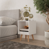 Cube Display Cabinet with Scandinavian Legs
