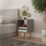Cube Display Cabinet with Scandinavian Legs