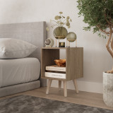 Cube Display Cabinet with Scandinavian Legs
