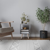 Cube Display Cabinet with Scandinavian Legs