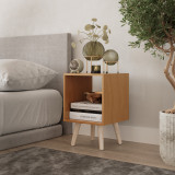 Cube Display Cabinet with Scandinavian Legs