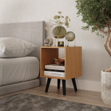 Cube Display Cabinet with Scandinavian Legs