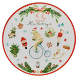 6 Pcs Christmas Charger Plates 33cm