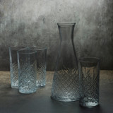 Timeless Carafe Jug & 4 Drinking Glasses