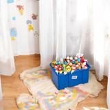 24L Colorful Stackable Plastic Storage Boxes