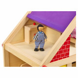 Kids Wooden Doll House Furniture Set
