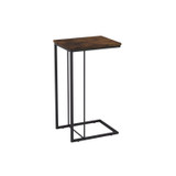 C-Shaped Metal Side Table for Living Room & Bedside