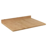44cm Bamboo Counter Edge Chopping Board Butcher Block