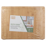 44cm Bamboo Counter Edge Chopping Board Butcher Block