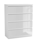 Modern Chest Of 4 Drawers Bedroom Storage
