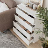 Modern Chest Of 4 Drawers Bedroom Storage